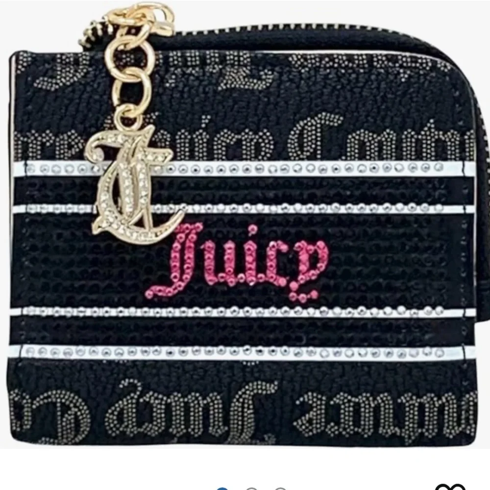 Juicy Couture L Zip Card Case Wallet